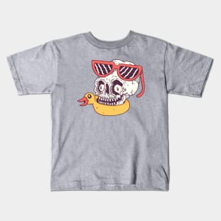 beach skull Kids T-Shirt